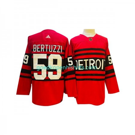 Detroit Red Wings Tyler Bertuzzi 59 Adidas 2022-2023 Reverse Retro Rood Authentic Shirt - Mannen